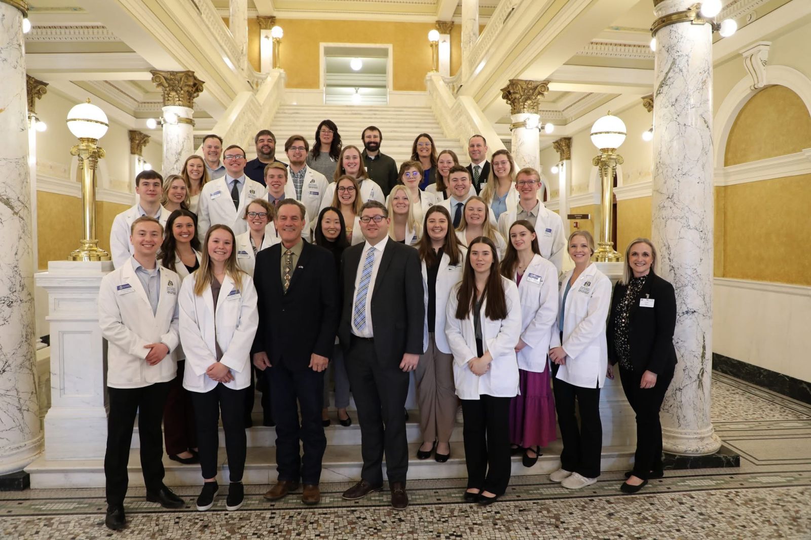 A big group of pharmacy students.